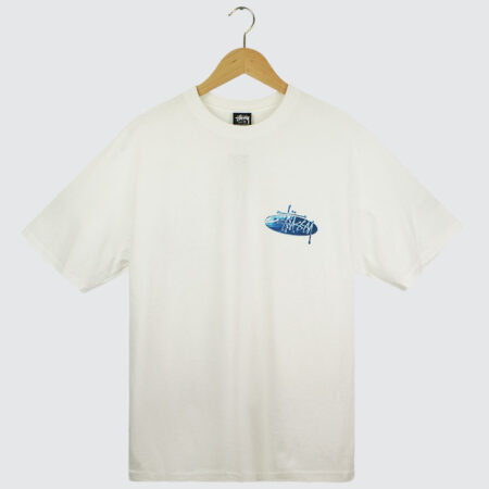 Stüssy Wave Oval T-Shirt White