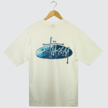Stüssy Wave Oval T-Shirt White