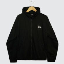 Stüssy Athletic Mesh Zip Hood Black