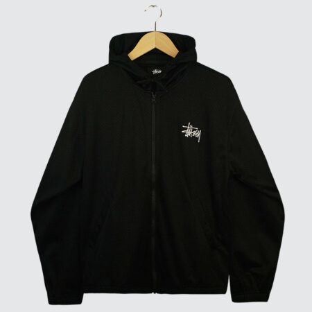 Stüssy Athletic Mesh Zip Hood Black