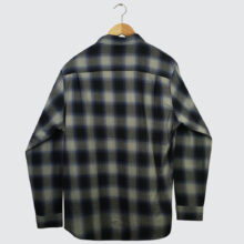 Stüssy Beach Ombre Plaid Shirt Black