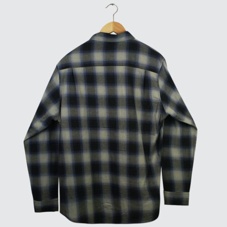 Stüssy Beach Ombre Plaid Shirt Black