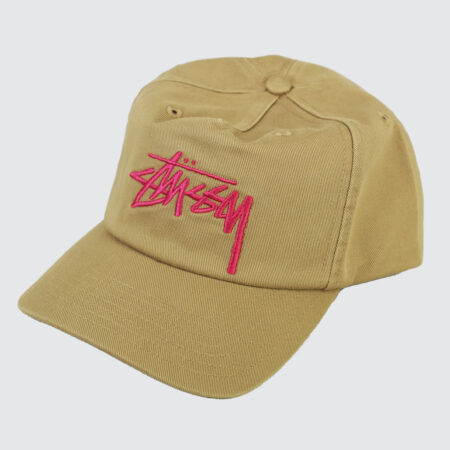 Stüssy Big Stock Mid Depth Cap Khaki
