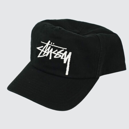 Stüssy Big Stock Mid Depth Cap Shadow Black