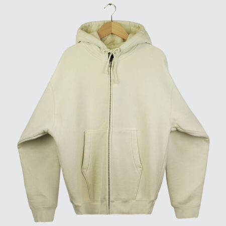 Stüssy Cursive Applique Zip Hood Natural
