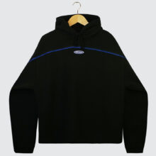 Stüssy Oval Pullver Hood Black