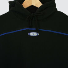 Stüssy Oval Pullver Hood Black