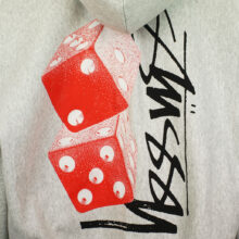 Stüssy Tall Dice Zip Hood Ash Heather