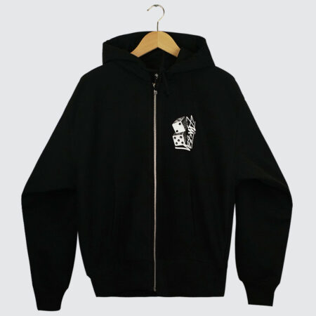 Stüssy Tall Dice Zip Hood Black