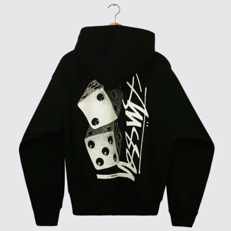 Stüssy Tall Dice Zip Hood Black