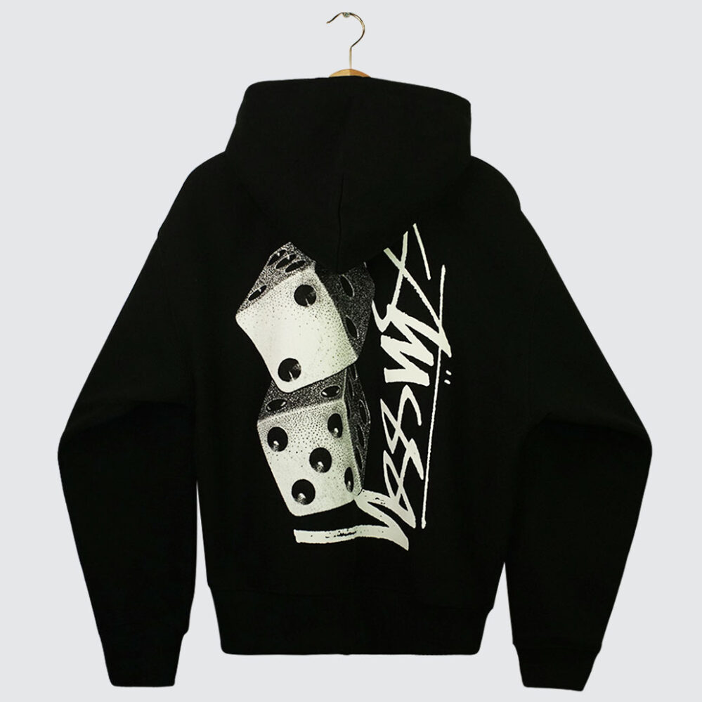 Stüssy Tall Dice Zip Hood Black