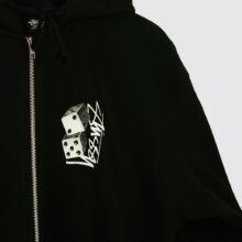 Stüssy Tall Dice Zip Hood Black