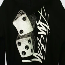 Stüssy Tall Dice Zip Hood Black