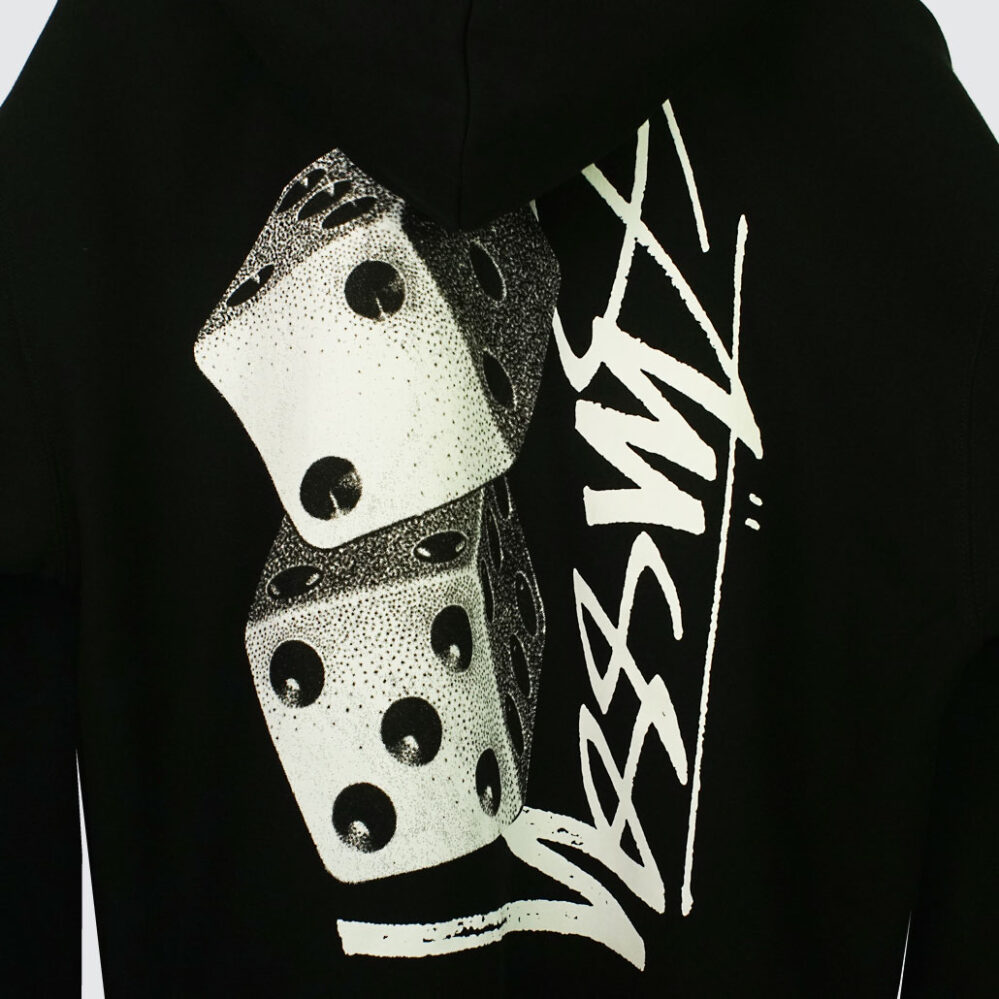 Stüssy Tall Dice Zip Hood Black