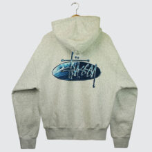 Stüssy Wave Oval Hood Ash Heather