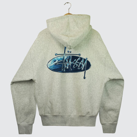 Stüssy Wave Oval Hood Ash Heather