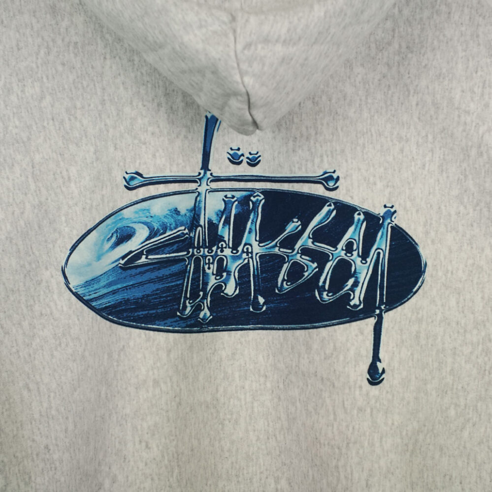 Stüssy Wave Oval Hood Ash Heather