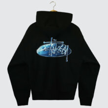 Stüssy Wave Oval Hood Black