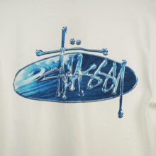 Stüssy Wave Oval T-Shirt White