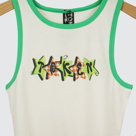Token Pierced Tank White Token Pierced Tank White