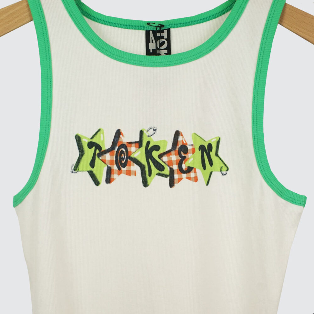 Token Pierced Tank White Token Pierced Tank White