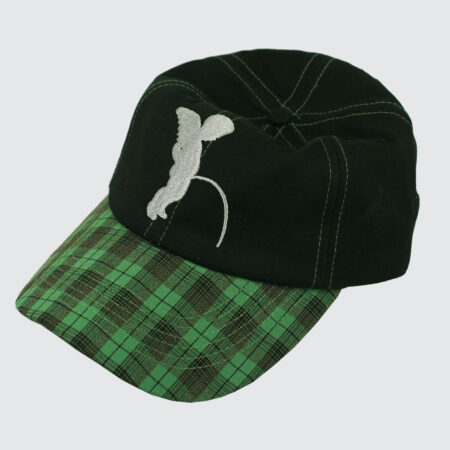 Token Pissing Angel Cap Black Green Plaid
