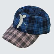Token Pissing Angel Cap Blue Purple Plaid
