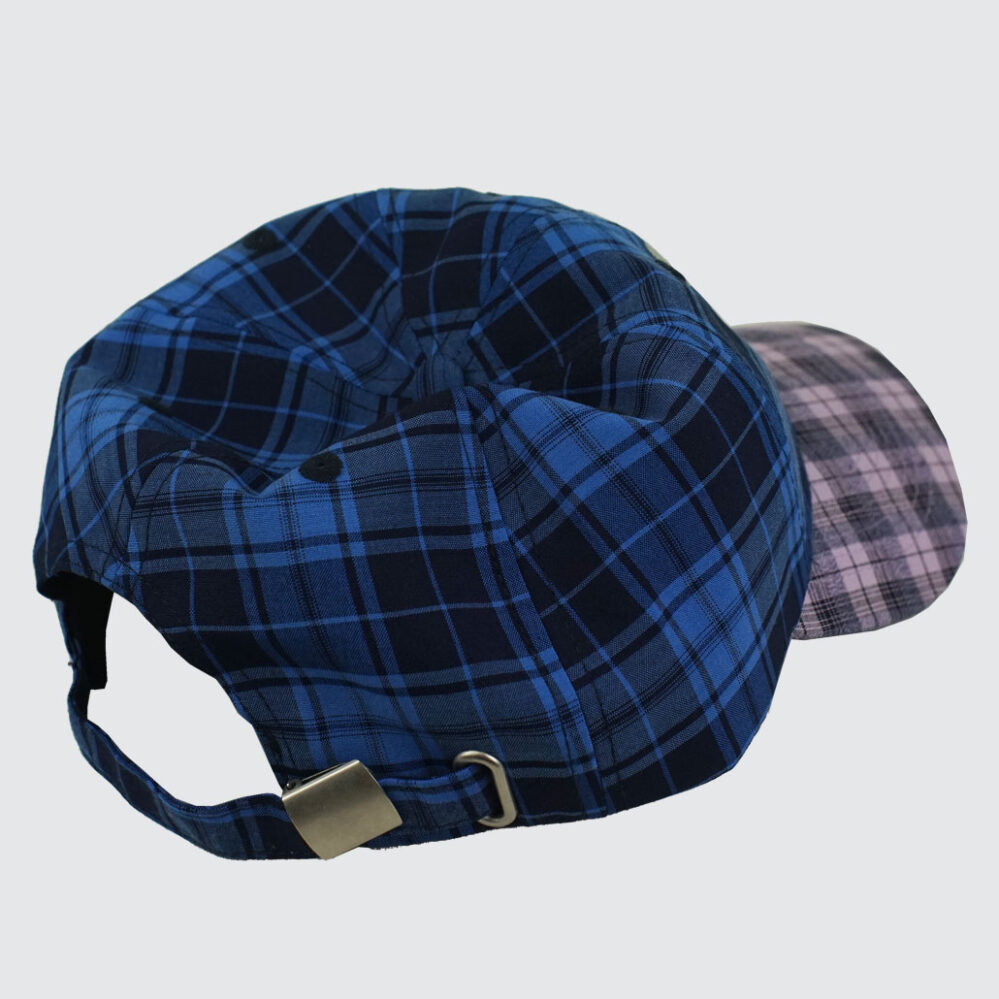 Token Pissing Angel Cap Blue Purple Plaid