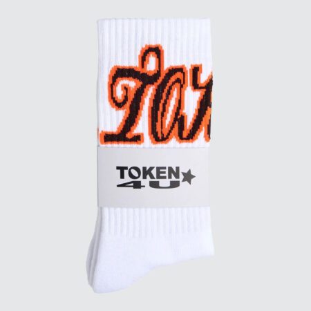 Token Script Socks White