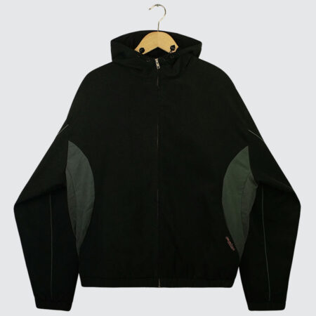 Yardsale Script Mesh Tracksuit Black Grey