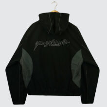 Yardsale Script Mesh Tracksuit Black Grey