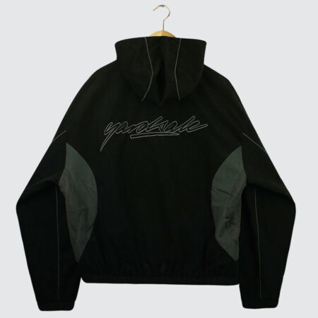 Yardsale Script Mesh Tracksuit Black Grey