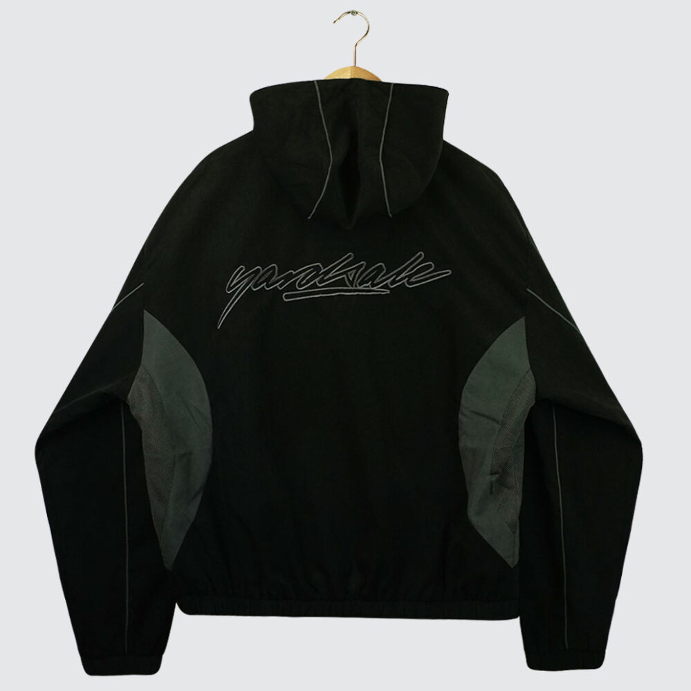Yardsale Script Mesh Tracksuit Black Grey