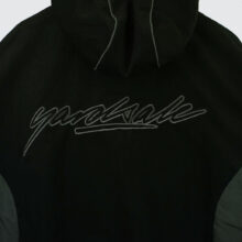 Yardsale Script Mesh Tracksuit Black Grey