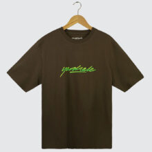 Yardsale Script Sludge T-Shirt Tan