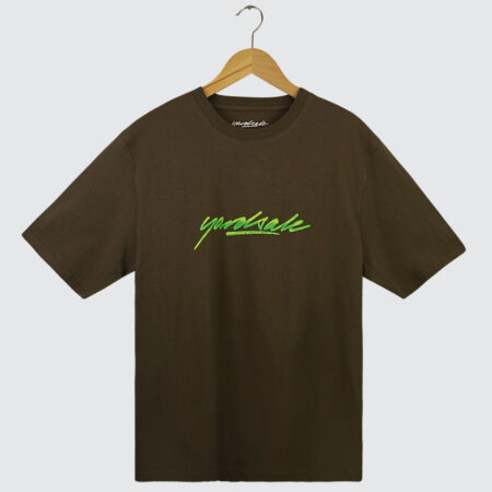 Yardsale Script Sludge T-Shirt Tan