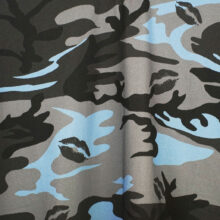 Bye Jeremy Camo T-Shirt Blue