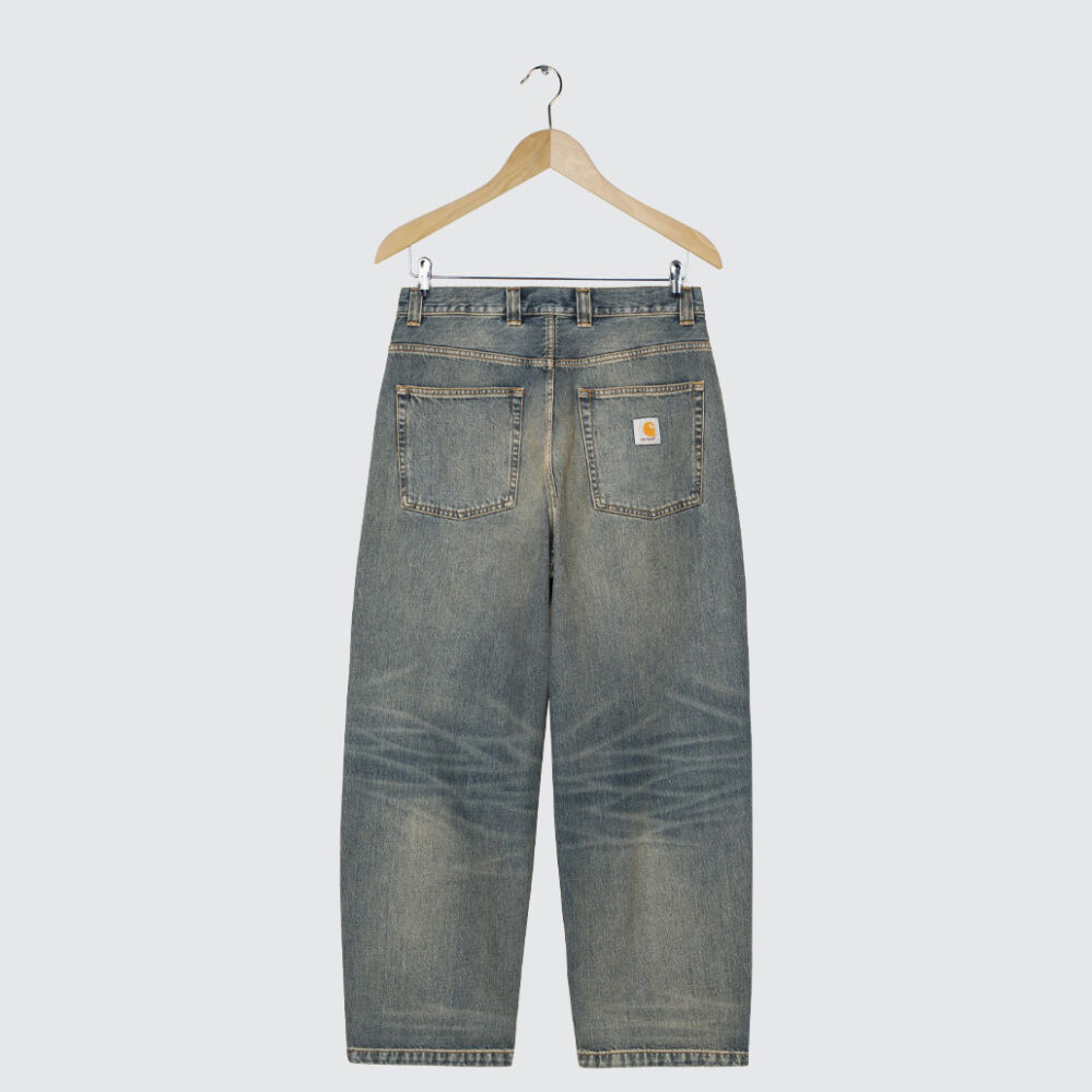 Carhartt WIP Brandon Pant Blue Worn Used Wash Carhartt WIP Brandon Pant Blue Worn Used Wash
