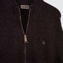 Carhartt WIP Curtis Sweater Jacket Tangled Shady Purple Carhartt WIP Curtis Sweater Jacket Tangled Shady Purple