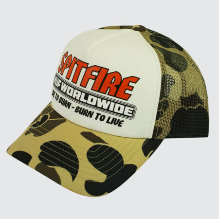 Huf x Spitfire Burn Forever Trucker Cap Camo