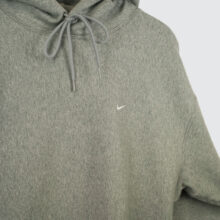 Nike Solo Swoosh Hoodie Dark Grey Heather/Light Smoke Grey Nike Solo Swoosh Hoodie Dark Grey Heather/Light Smoke Grey