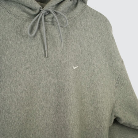 Nike Solo Swoosh Hoodie Dark Grey Heather/Light Smoke Grey