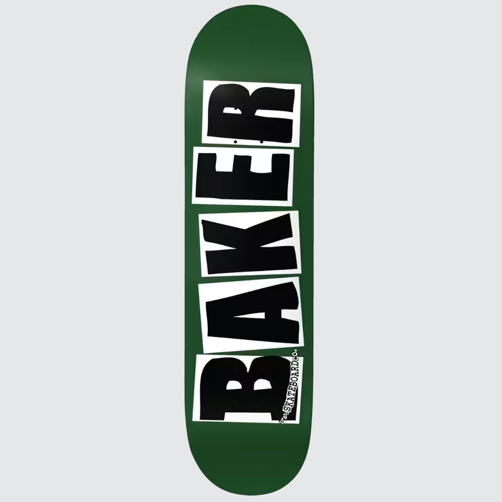 Baker Skateboards Brand Logo Green 8.25″ Baker Skateboards Brand Logo Green 8.25″