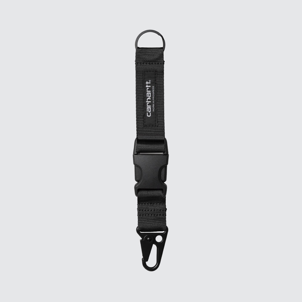 Carhartt WIP Click Keyholder Black Carhartt WIP Click Keyholder Black