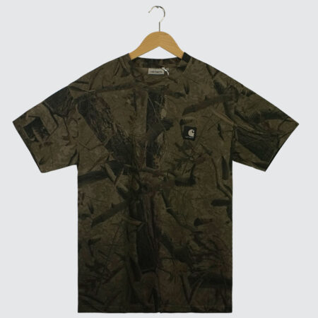 Carhartt WIP S/S Feather Tree T-Shirt Camo Feather Tree, Khaki/ Shungite