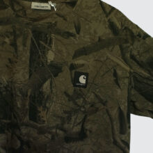 Carhartt WIP S/S Feather Tree T-Shirt Camo Feather Tree, Khaki/ Shungite
