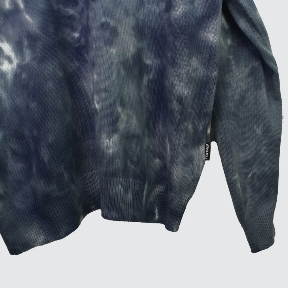 Gramicci Cotton Knit Sweater Navy Fade Gramicci Cotton Knit Sweater Navy Fade