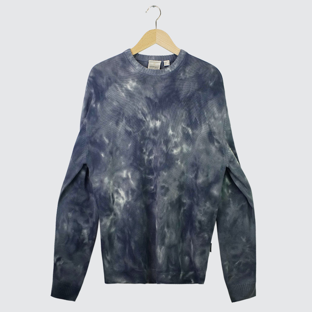 Gramicci Cotton Knit Sweater Navy Fade Gramicci Cotton Knit Sweater Navy Fade