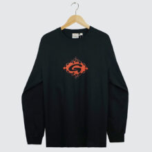 Gramicci Flames L/S T-Shirt Vintage Black Gramicci Flames L/S T-Shirt Vintage Black