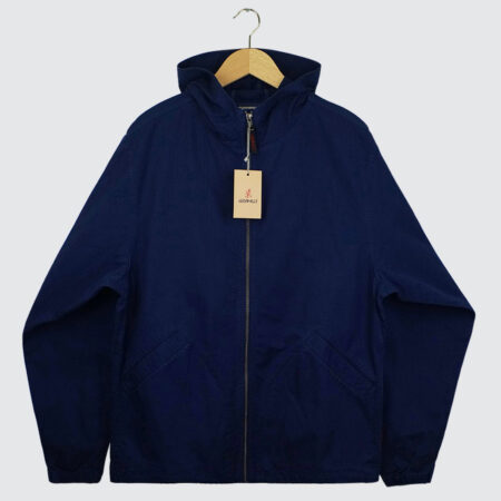 Gramicci Herringbone Hooded Jacket Navy Gramicci Herringbone Hooded Jacket Navy